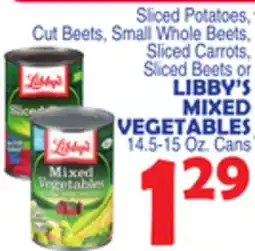 Bravo Supermarkets LIBBY'S MIXED VEGETABLES offer