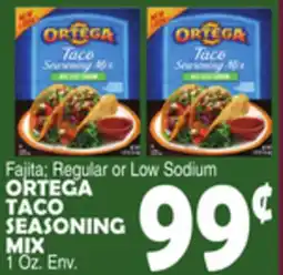 Bravo Supermarkets ORTEGA TACO SEASONING MIX offer