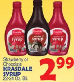 Bravo Supermarkets KRASDALE SYRUP offer
