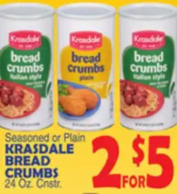 Bravo Supermarkets KRASDALE BREAD CRUMBS offer