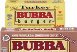 Bravo Supermarkets BUBBA BURGER BURGER offer