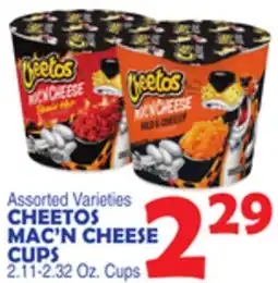 Bravo Supermarkets CHEETOS MAC'N CHEESE CUPS offer