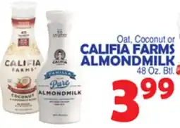 Bravo Supermarkets CALIFIA FARMS ALMONDMILK offer