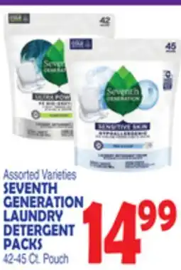 Bravo Supermarkets SEVENTH GENERATION LAUNDRY DETERGENT PACKS offer