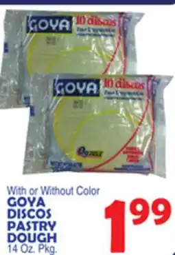 Bravo Supermarkets GOYA DISCOS PASTRY DOUGH offer