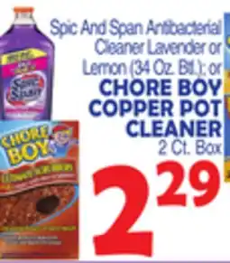 Bravo Supermarkets CHORE BOY COPPER POT CLEANER offer