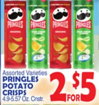 Bravo Supermarkets PRINGLES POTATO CRISPS offer