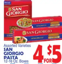 Bravo Supermarkets SAN GIORGIO PASTA offer