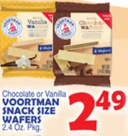 Bravo Supermarkets VOORTMAN SNACK SIZE WAFERS offer
