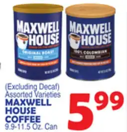 Bravo Supermarkets MAXWELL HOUSE COFFEE offer