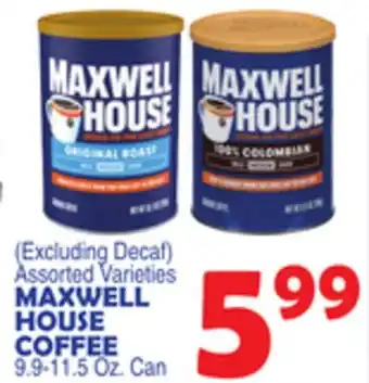 Bravo Supermarkets MAXWELL HOUSE COFFEE offer