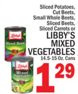 C Town LIBBY'S MIXED VEGETABLES offer