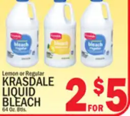 C Town KRASDALE LIQUID BLEACH offer