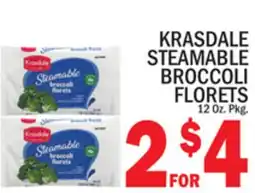 C Town KRASDALE STEAMABLE BROCCOLI FLORETS offer