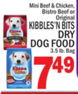 C Town KIBBLES'N BITS DRY DOG FOOD offer