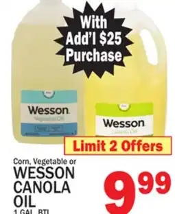 C Town WESSON CANOLA OIL offer