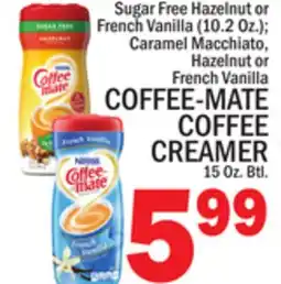 C Town COFFEE-MATE COFFEE CREAMER 15 Oz. Btl offer
