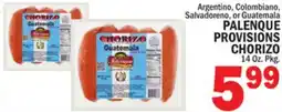 C Town PALENQUE PROVISIONS CHORIZO offer