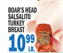 C Town BOAR'S HEAD SALSALITO TURKEY BREAST offer