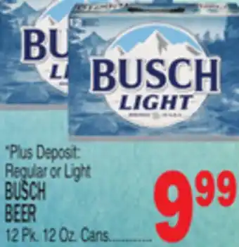 C Town BUSCH BEER offer