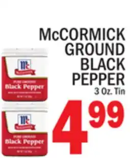 C Town McCORMICK GROUND BLACK PEPPER offer