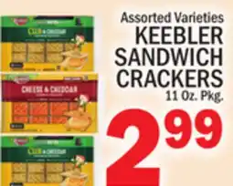 C Town KEEBLER SANDWICH CRACKERS offer