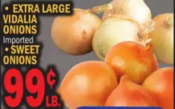 C Town EXTRA LARGE VIDALIA ONIONS, SWEET ONIONS offer