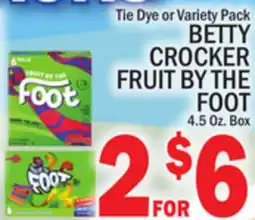 C Town BETTY CROCKER FRUIT BY THE FOOT offer