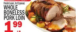 C Town WHOLE BONELESS PORK LOIN offer