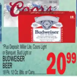 C Town BUDWEISER BEER offer