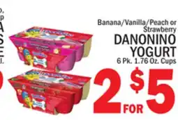 C Town DANONINO YOGURT offer