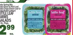 C Town LITTLE LEAF FARMS SALADS offer