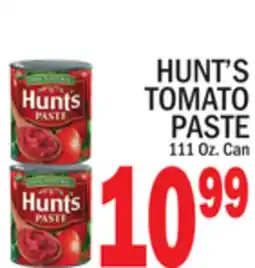 C Town HUNT'S TOMATO PASTE offer