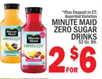 C Town MINUTE MAID ZERO SUGAR DRINKS offer
