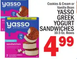 C Town YASSO GREEK YOGURT SANDWICHES offer