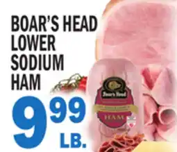 C Town BOAR'S HEAD LOWER SODIUM HAM offer
