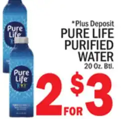 C Town PURE LIFE PURIFIED WATER offer