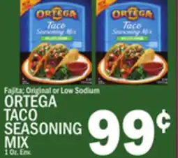 C Town ORTEGA TACO SEASONING MIX offer