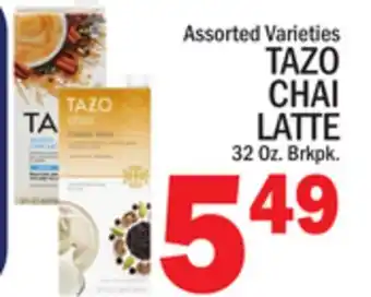 C Town TAZO CHAI LATTE offer