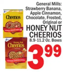 C Town HONEY NUT CHEERIOS offer
