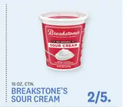 Kings Food Markets BREAKSTONE'S SOUR CREAM offer