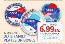 Kings Food Markets DIXIE FAMILY PLATES OR BOWLS offer
