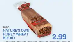 Kings Food Markets NATURE'S OWN HONEY WHEAT BREAD offer