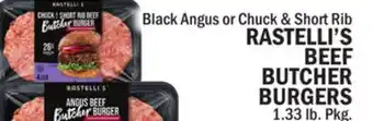 C Town RASTELLI'S BEEF BUTCHER BURGERS offer
