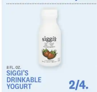 Kings Food Markets SIGGI'S DRINKABLE YOGURT offer