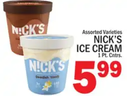 C Town NICK'S ICE CREAM offer
