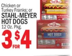 C Town STAHL-MEYER HOT DOGS offer