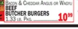 C Town BEEF BUTCHER BURGERS offer