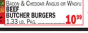 C Town BEEF BUTCHER BURGERS offer