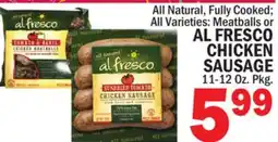 C Town AL FRESCO CHICKEN SAUSAGE offer